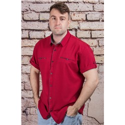 Рубашка 1502/1В красный JIAN PIERE