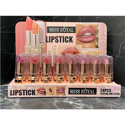 Набор перламутровых помад для губ Miss Royal Lip Stick (ряд 6шт)