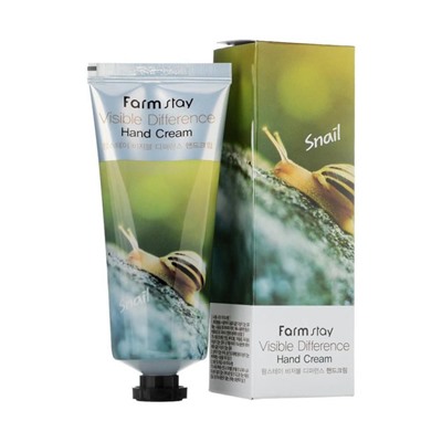 Farmstay Visible Difference Snail Hand Cream Крем для рук с экстрактом улитки