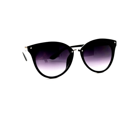 Солнцезащитные очки Retro 3025 черный глянцевый