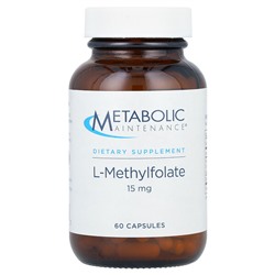 Metabolic Maintenance L-метилфолат, 15 мг, 60 капсул