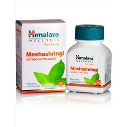 Мешашринги, для нормализации уровня сахара в крови, 60 таб, производитель Хималая; Meshashringi, 60 tabs, Himalaya