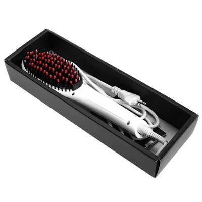 Расческа-выпрямитель "FAST HAIR STRAIGHTENER" HQT-906 White