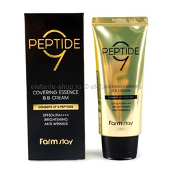 Омолаживающий крем с пептидами FarmStay Peptide 9 Covering Essence BB Cream 50ml (125)