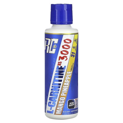 Ronnie Coleman Vital Edition, L-Carnitine XS 3000, манго и ананас, 16 жидких унций (473,28 мл)