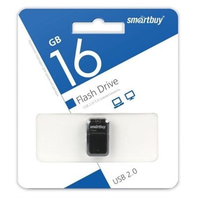 16Gb SmartBuy Art Black USB2.0 (SB16GBAK)