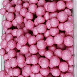 Драже рисовое в глазури Розовый жемчуг 12 мм