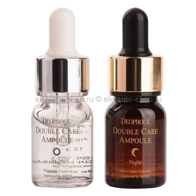 Сыворотки для лица двойного действия Deoproce Double Care Ampoule Set Day Night (78)