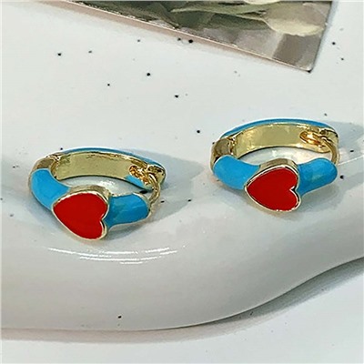 Серьги с замком кольцо арт. 13 2869 (id 272991)