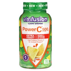 Vitafusion Power C, Экстра-сила - 125 мг - 92 жевательные конфеты - vitafusion