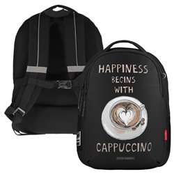 Рюкзак молодежный, 42 х 31 х 14 см, эргономичная спинка, Bruno Visconti 12-008 CAPPUCCINO