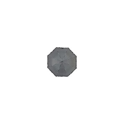 Зонт детский DINIYA арт.2614 (405) полуавт 19"(48см)Х8К горох