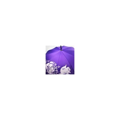 Зонт-трость женский DINIYA арт.838 полуавт 23(58см)Х10К розы