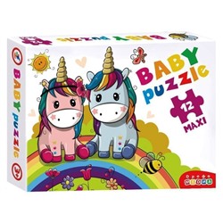 Дрофа. Baby Puzzle. "Радужные единороги" арт.3848