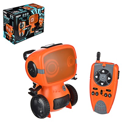 Игрушка РУ в виде робота-шпиона с рацией, 27МГц, ABS, 6хААА, движ., свет,звук, 25x11x18,5см ИГРОЛЕНД