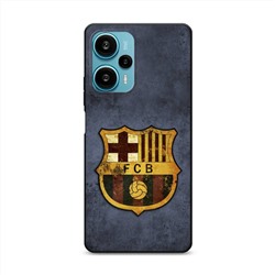 Матовый силиконовый чехол FCB на Poco F5