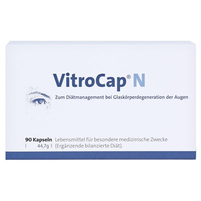VitroCap N Kapseln Витрокап капсулы для зрения при покраснении и жжении в глазах, 90 шт