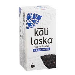 Чай "Kali Laska" черный байховый с васильком 25 пак. Аптекарский сад