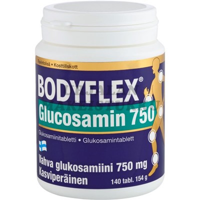 Биодобавка Bodyflex Glucosamin Глюкозамин 800 mg 140 табл.