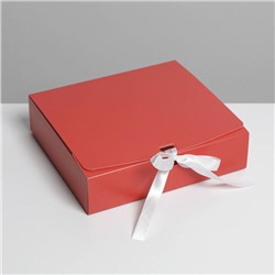 Упаковка подарочная, Коробка складная «Красная», 20 х 18 х 5 см