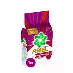 Стиральный порошок Ariel Color "Экстра защита ткани" автомат 3кг
