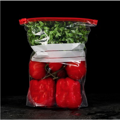 Пакет с Sаfe-защелкой для заморозки и хранения продуктов (24х32 см)
