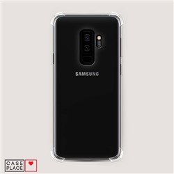 Противоударный силиконовый чехол Прозрачный на Samsung Galaxy S9 Plus