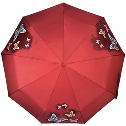 Зонт женский DINIYA арт.2298-1 (949) автомат 23(58см)Х9К водопроявляющийся бабочки
