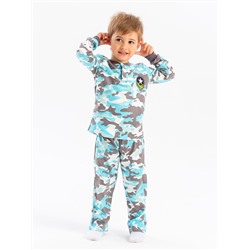 Пижама: Джемпер, брюки "Military boy" для мальчика (30302)