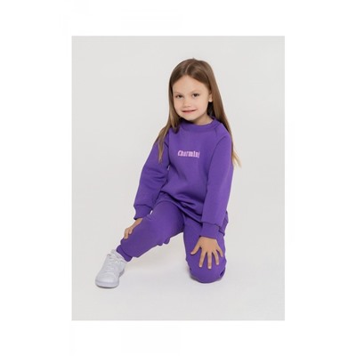 Толстовка футер начёс Дэйзи 30101 детская фиолетовый