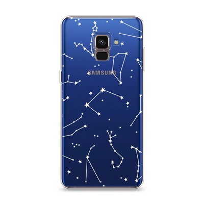 Силиконовый чехол Созвездия на Samsung Galaxy A8 2018