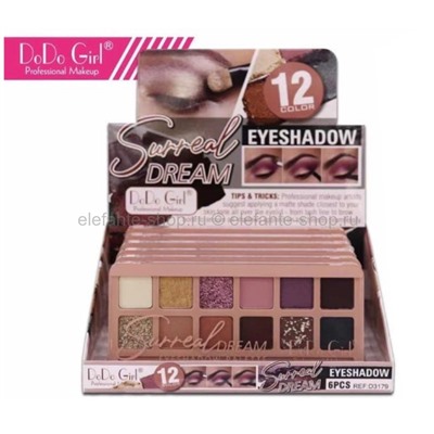 Палетка теней DoDo Girl Surreal Dream Shadow 12 colors REF:D3179 #1