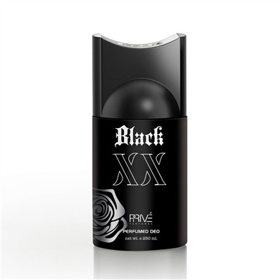 Парфюмированный дезодорант мужской Prive Parfums Black XX 250мл