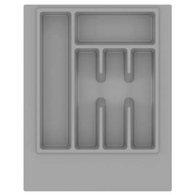 Лоток для столовых приборов "Универсал" (серый) М8535 (уп.10)