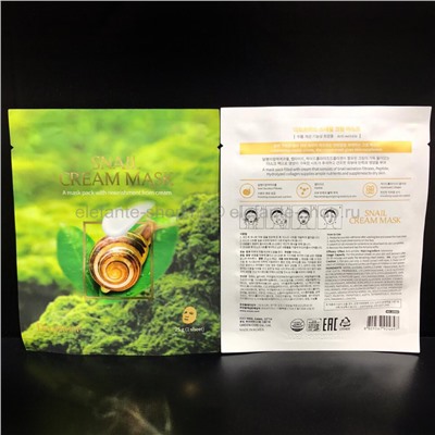 Лифтинг крем-маска для лица с муцином улитки Deoproce Snail Cream Mask (78)