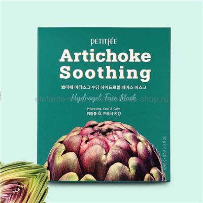 Гидрогелевая маска Petitfee Artichoke Soothing Hydrogel Face Mask