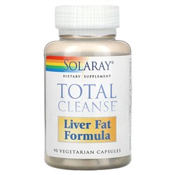 Solaray Total Cleanse, Формула с содержанием жира в печени, 90 вегетарианских капсул