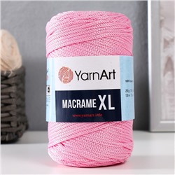 Пряжа "Macrame XL" 100% полиэстер 130м/250г (147 розовый)