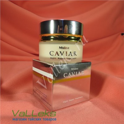 Крем для лица ночной восстанавливающий с экстрактом черной икры Mistine Caviar Night Cream, 30 мл