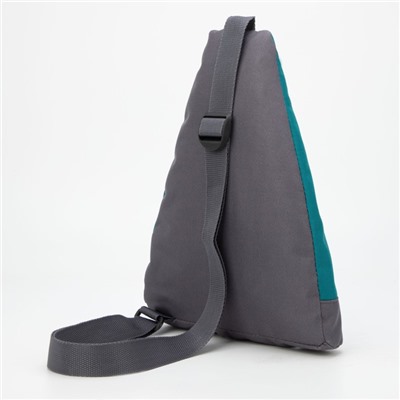 Рюкзак для обуви на молнии, до 35 размера, цвет бирюзовый