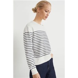 Sweatshirt - striped