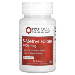 Protocol for Life Balance 5-Methyl Folate - 1000 мкг - 90 таблеток - Protocol for Life Balance