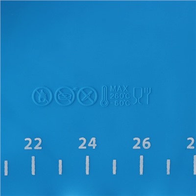 Силиконовый коврик с разлиновкой Доляна «Эрме», 64,5×45 см, цвет МИКС