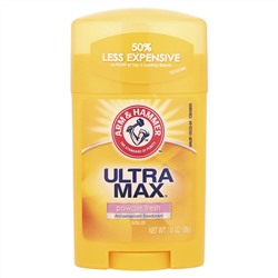 Arm & Hammer, UltraMax, твердый дезодорант-антиперспирант для мужчин, свежий аромат, 28 г (1 унции)