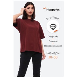 Футболка женская оверсайз Happyfox HF2605