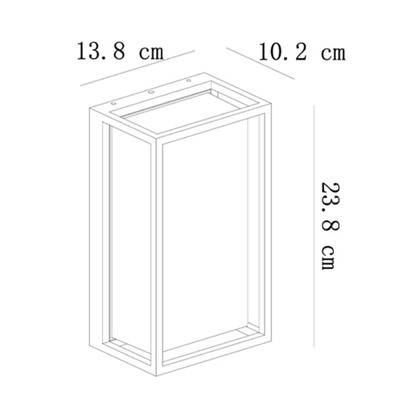 Уличный настенный светильник Arte Lamp Marfik A2322AL-1BK, E27, 15 Вт, 10х14х24 см, чёрный