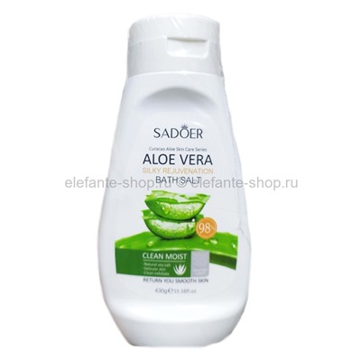 Соль для ванн Sadoer Aloe Vera Bath Salt 430g