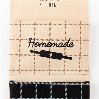 Кармашек текстильный Этель "Homemade" 2 отделения, 41х20 см