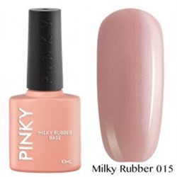 Камуфлирующая база Pinky rubber base milky 15, 10мл