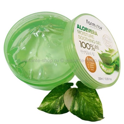 Гель для тела Farmstay Aloe Vera Moisture Soothing Gel, 300 мл (78)